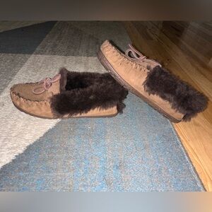 L.L. Bean Women’s Wicked Good Moccasins • Chocolate Brown • Size 8 • EUC